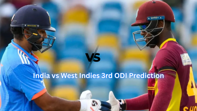 India vs West Indies 3rd ODI Prediction