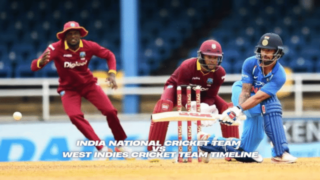 India National Cricket Team vs West Indies Cricket Team Timeline India National Cricket Team vs West Indies Cricket Team Timeline