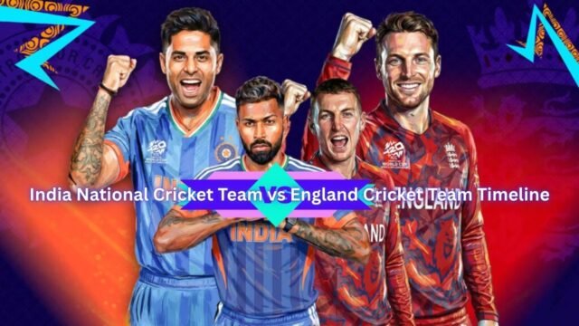 India National Cricket Team vs England Cricket Team Timeline